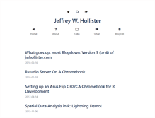 Tablet Screenshot of jwhollister.com